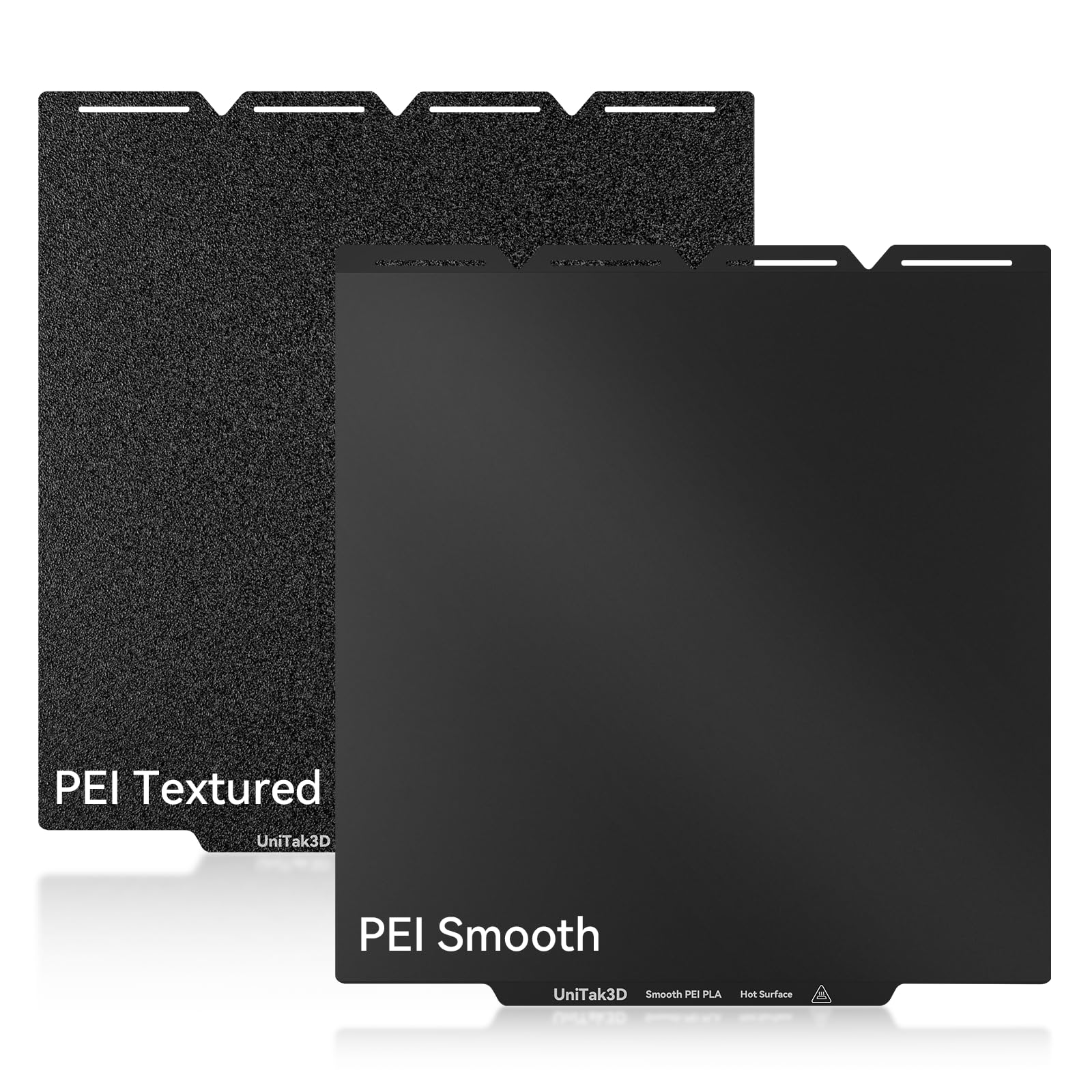 UniTak3D U1 PEI Build Plate 276 * 293mm Piatto Double Sided Smooth+Textured Heated Bed Flessibile Rimovibile Piastra del Letto Molle Compatible with Snapmaker U1 Stampanti 3D