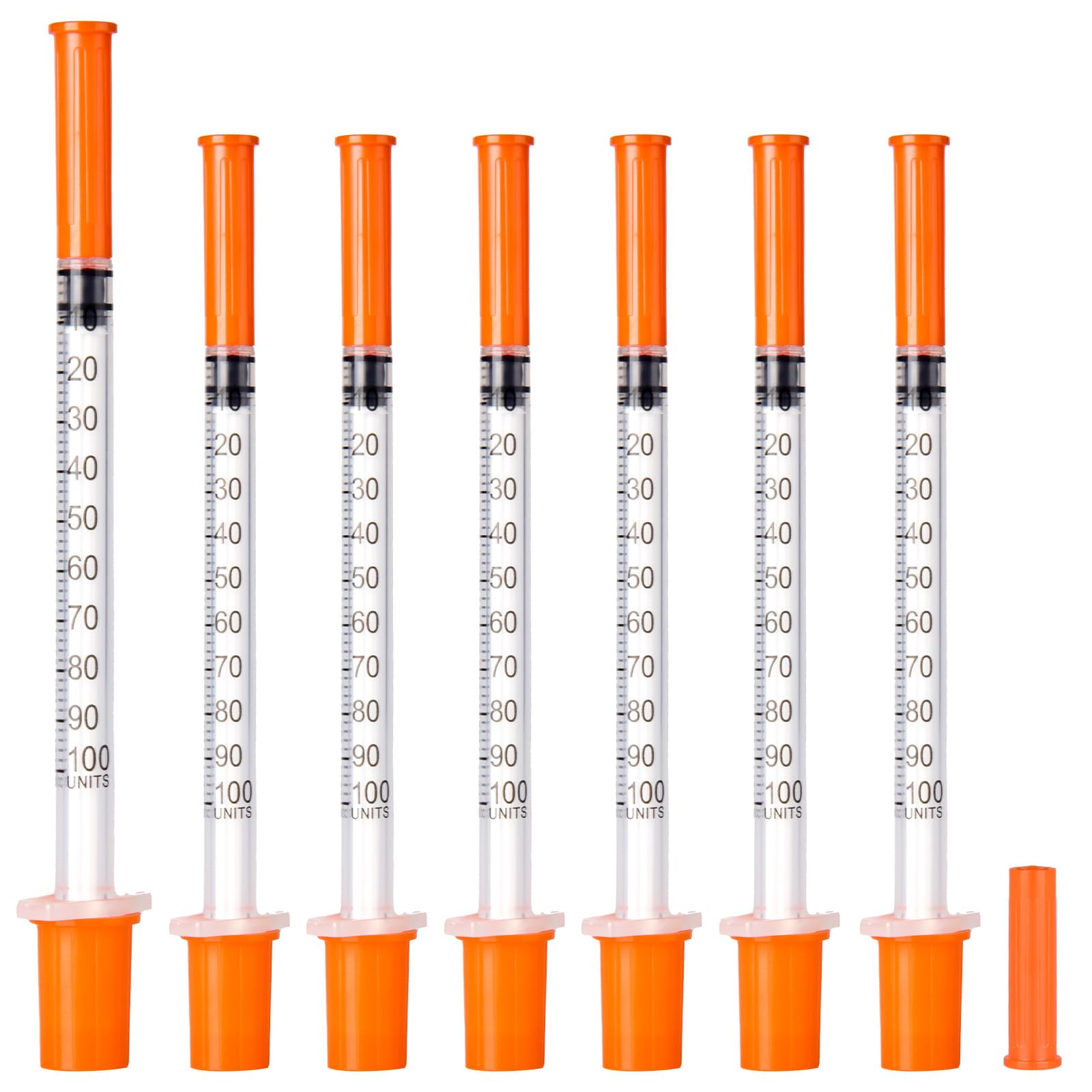 U-100 1ml/cc 30G 5/16" Disposable Syringe, 100PACK