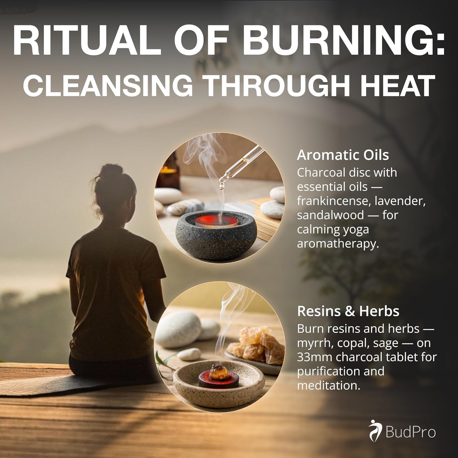 Quick Light Charcoal Tablets 33mm – 120 Tablets (12 Rolls) Fast Lighting Charcoal Discs for Incense, Resin, Frankincense & Bakhoor