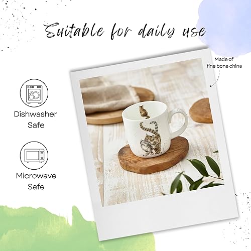 Vista 49 de Royal Worcester Wrendale Designs - Taza de 14 onzas, con ilustración de llama, «Because I'm Worth It with Llama Illustration», taza de animales