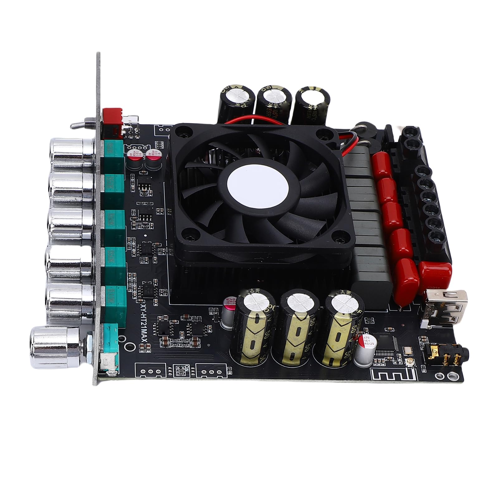 SEAFRONT Scheda Amplificatore Bluetooth a 2.1 TPA3223 Amplificatore Audio Domestico 200Wx2+400W con Regolazione Indipendente dei Bassi e degli Alti per il di Altoparlanti