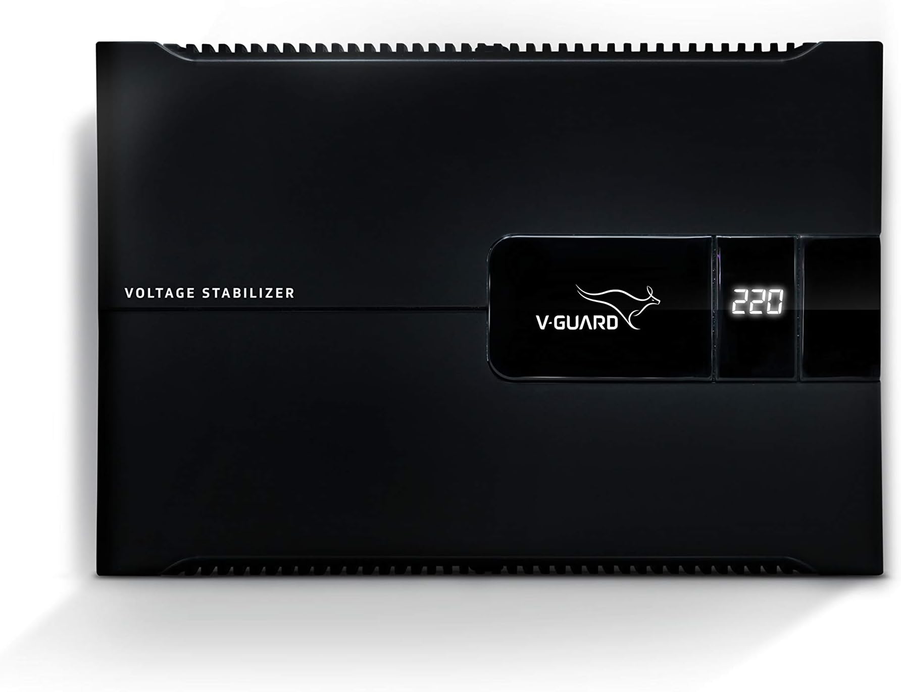 Voltino Digi TV Stabilizer for up to 120 cm 47" Smart TV+Set Top Box Black colour (Working Range: 90-290 VAC; 2.25 A)