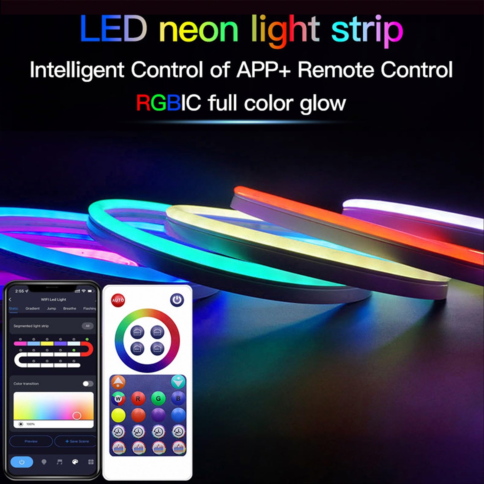 Luci Led Impermeabili Per TV, Strisce Luminose Led Temporizzabili, 5M, Modalità Multiple, Sincronizzazione Con La Musica, Modellazione Fai Da Te, Adatto Per Sfondo TV, Camera Da Letto, Sala Giochi