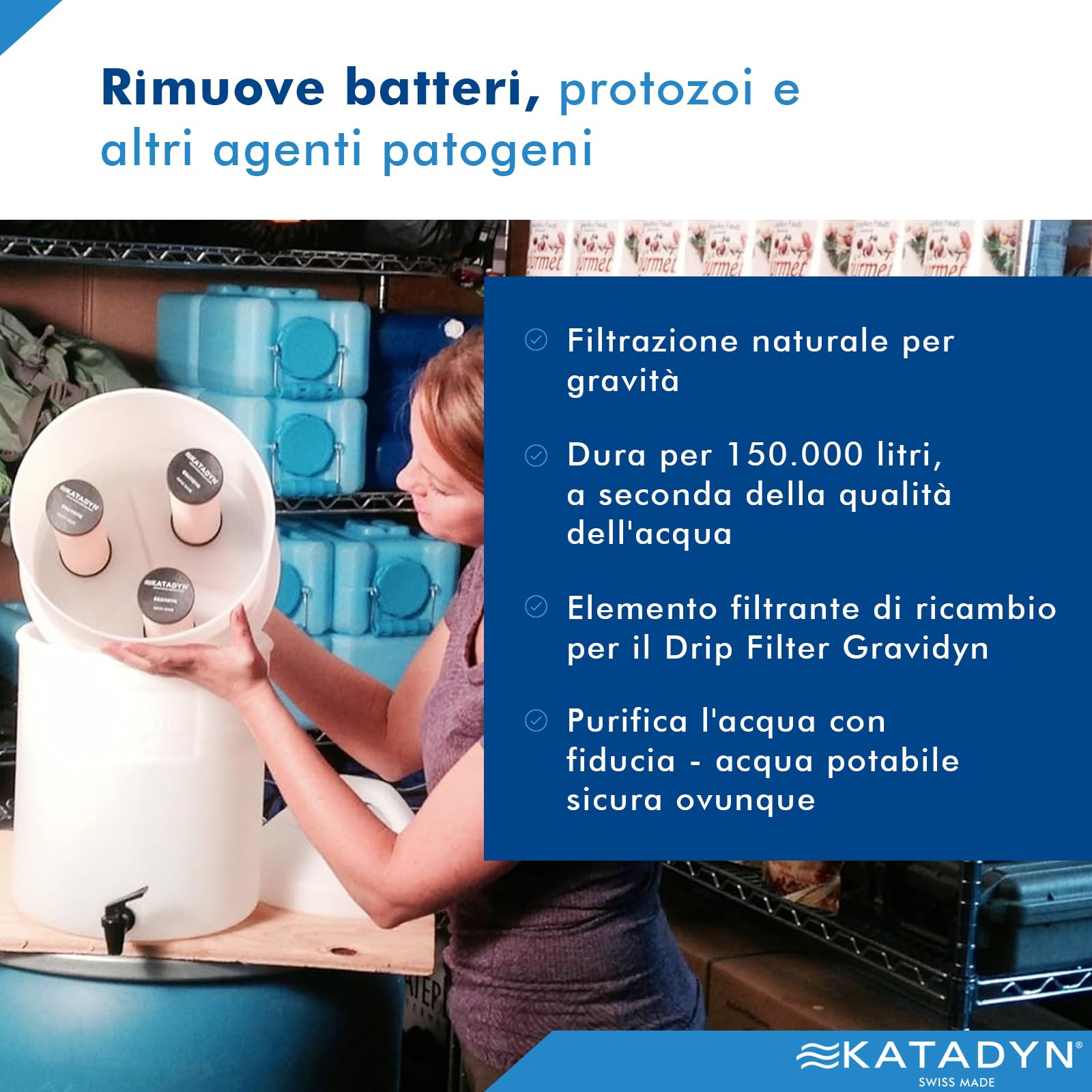 KATADYN Ceramic Spare Part Elemento filtrante Gravidyn