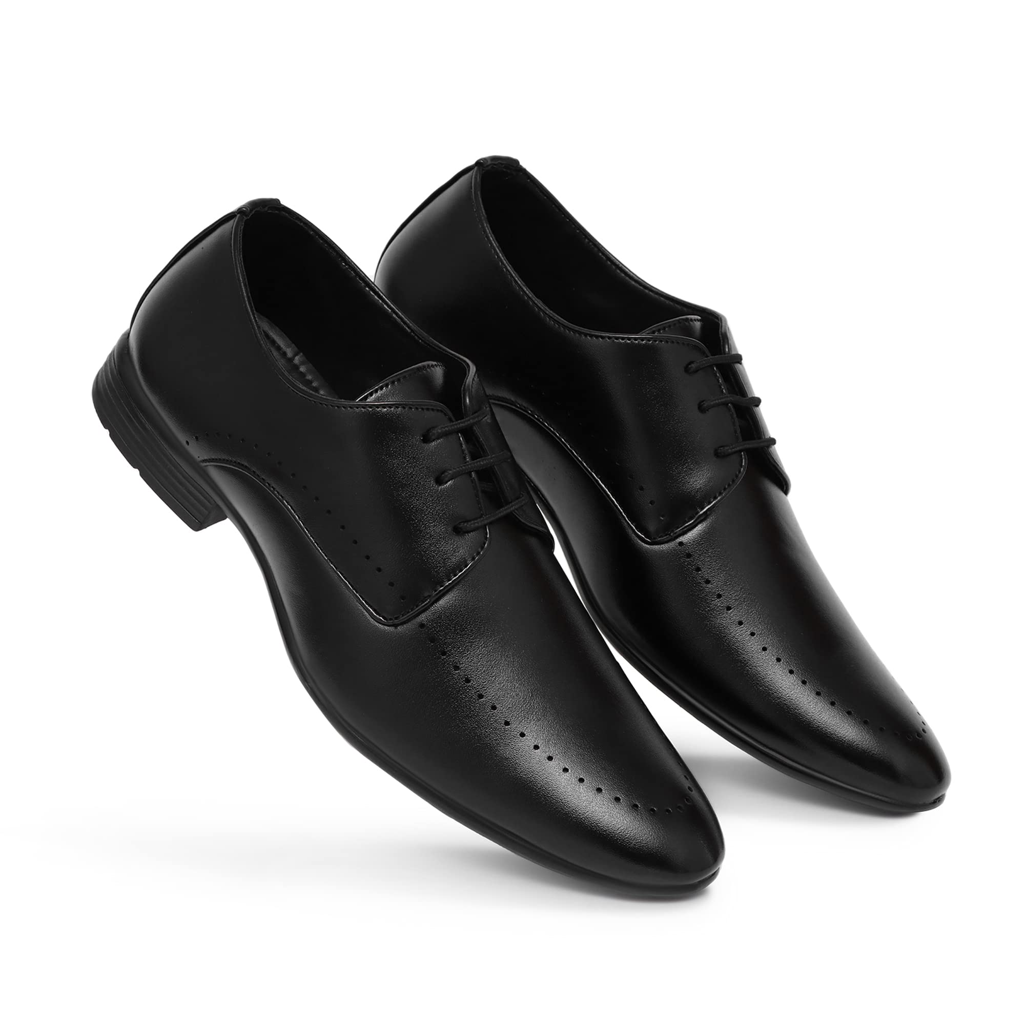 SHUAN Synthetic Leather Formal Derbies for Men Black (B0C1SLV8ZS) Amazon Price History, Amazon Price Tracker