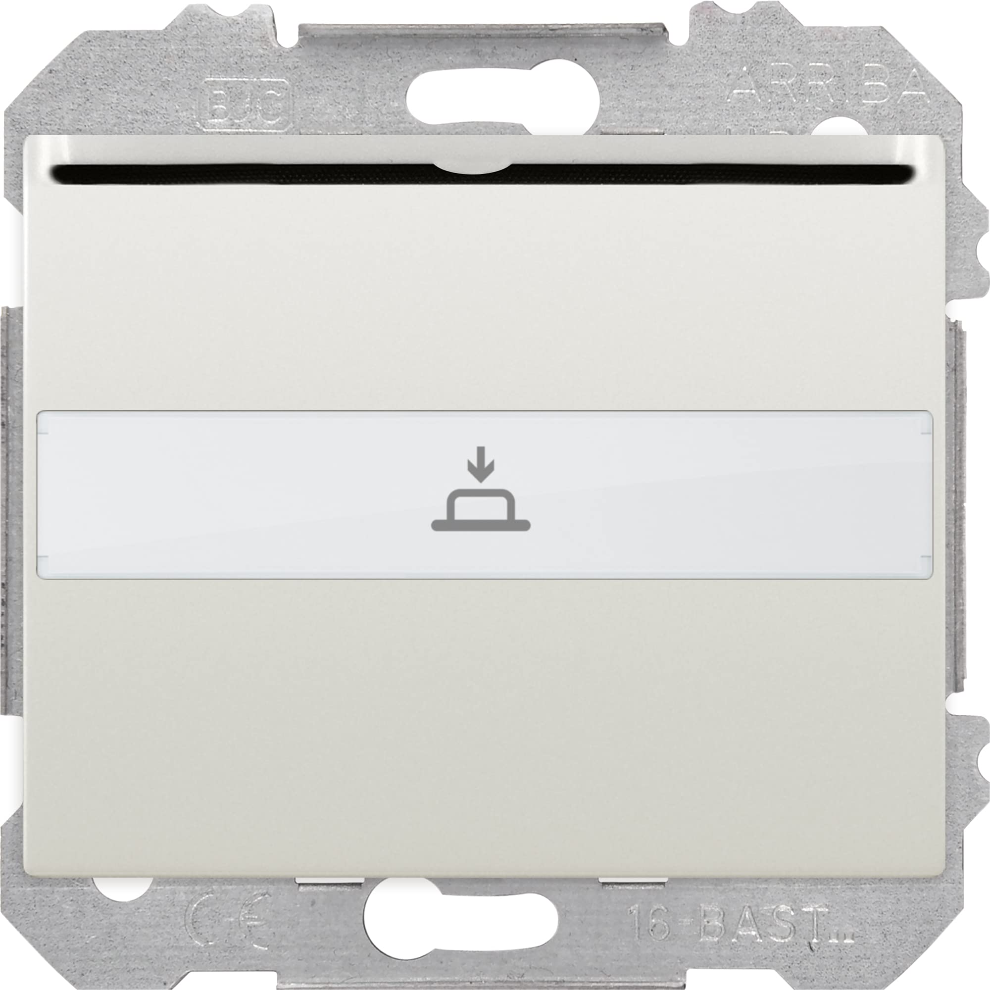 Commutateur portefeuille BJC Mega Blanc Satin pour sublimer l'éclairage de votre salon moderne