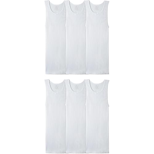 Fruit of the Loom Men's Tag-Free Tank A-Shirt