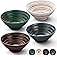 YUN TAO Ceramic Ramen Bowls Set of 4, 35 oz Large Japanese Style Serving Bowls for Salad,Udon, Soba, Pho,Pasta, Asian Soup No