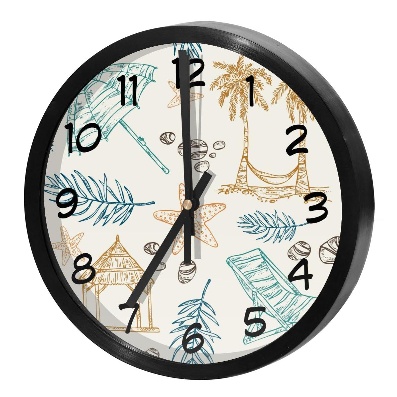 Horloge murale sans tic-tac silencieuse pour un sommeil serein