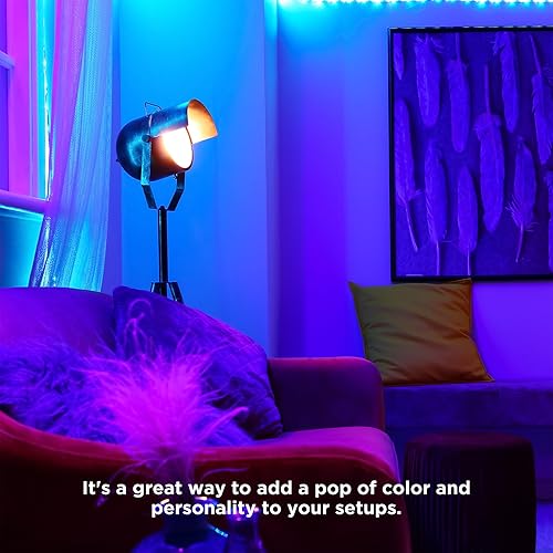 Miniatura 5 de SLEEKLIGHTING Bombilla CFL en espiral de 13 W, aprobada por UL, 120 voltios, base mediana E26 (paquete de 4) (negro y naranja)