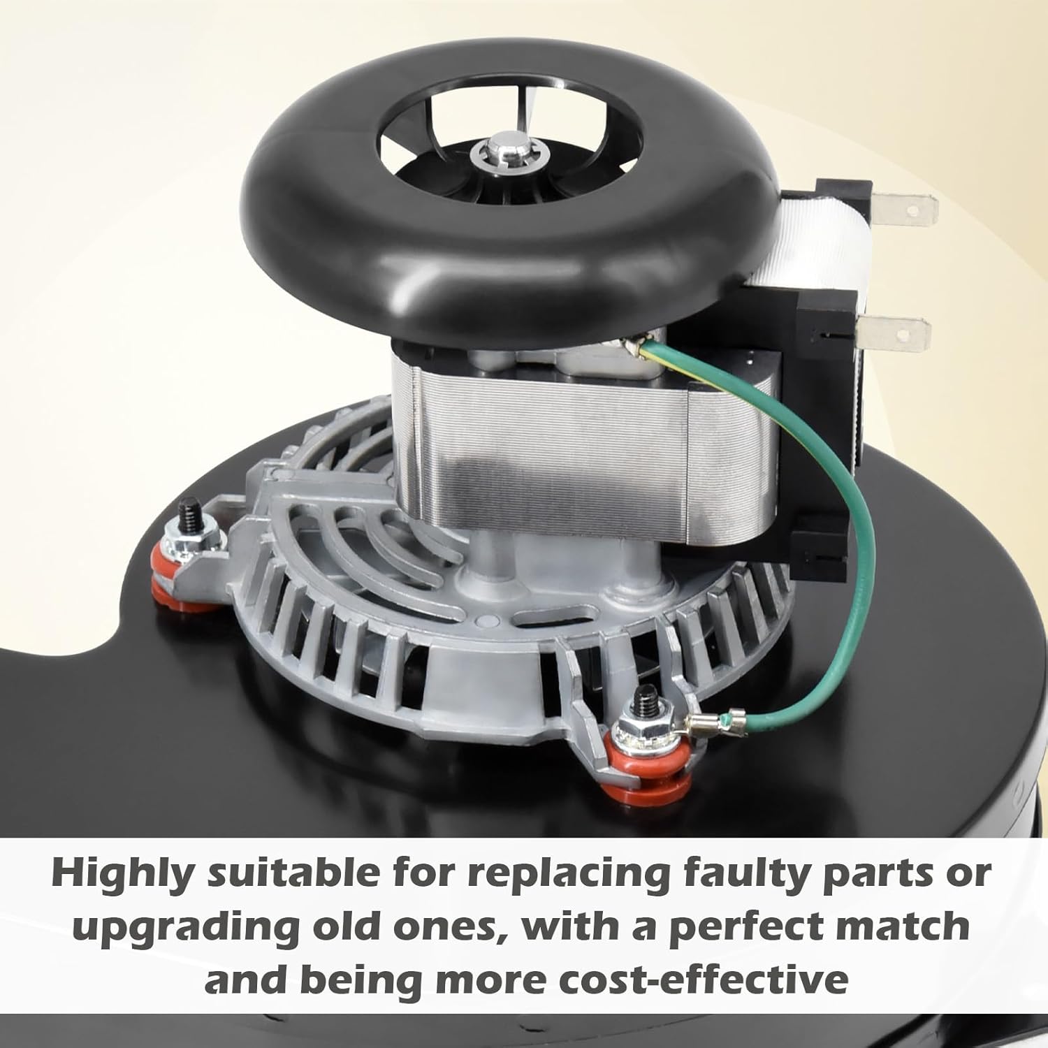 Draft Inducer Motor Replacement Compatible with Goodman B1859005S, B1859005, Jakel J238-112-11128, J238-112-11258 Furnace Exhaust Draft Blower Motor Assembly