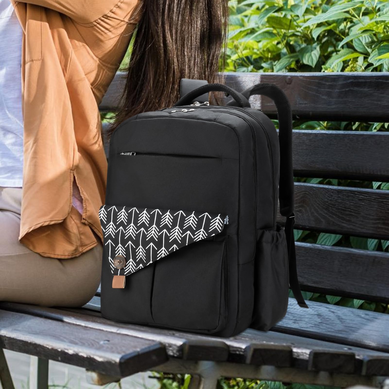 Borsa Per Pannolini Per Passeggino: Zaino A Doppio Strato Impermeabile Con | Porta USB, Grande Borsa Da Viaggio | Ampio Spazio Organizzatore Multifunzionale Per Le Mamme, Soluzione Di Stoccaggio Per