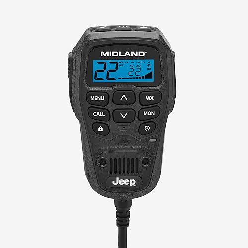 Miniatura 6 de Midland Radio GMRS MicroMobile de marca Jeep MXT275 - Radio bidireccional de 15 vatios con micrófono de control integrado - Antena de montaje