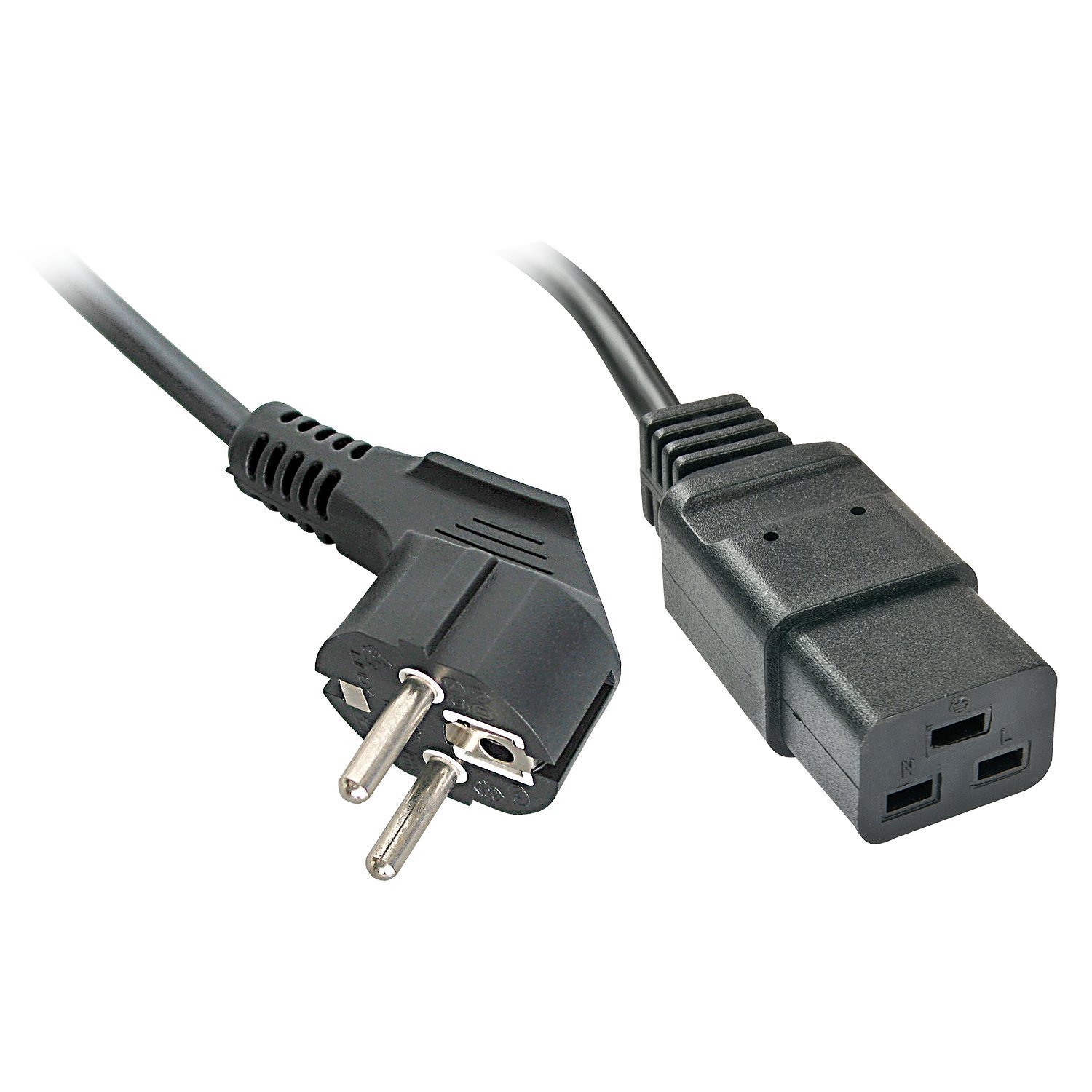 Lindy Cavo di Alimentazione IEC 320 C-19 Schuko, 2m