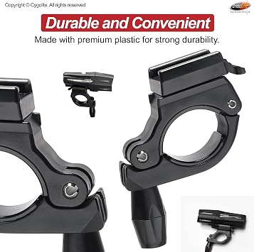 Cygolite 22 to 32mm Handlebar Mount For All Ranger, Metro, and Streak Series Bike Lights Designed For 22 to 32mm Diameter Bicycle Handlebars Genuine Cygolite Mount