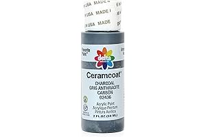 Delta Creative Ceramcoat Acrylic Paint in Charcoal Gray (2 oz), 2436