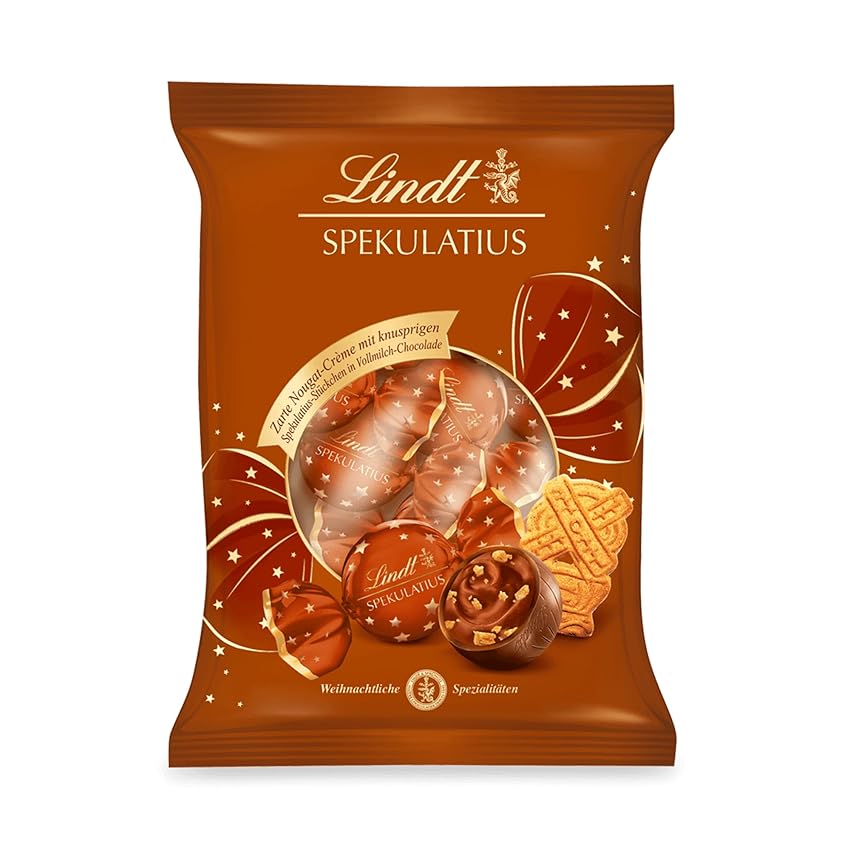 Lindt Spekulatius - Cioccolato con doppio giro, 101 g, regalo di Natale