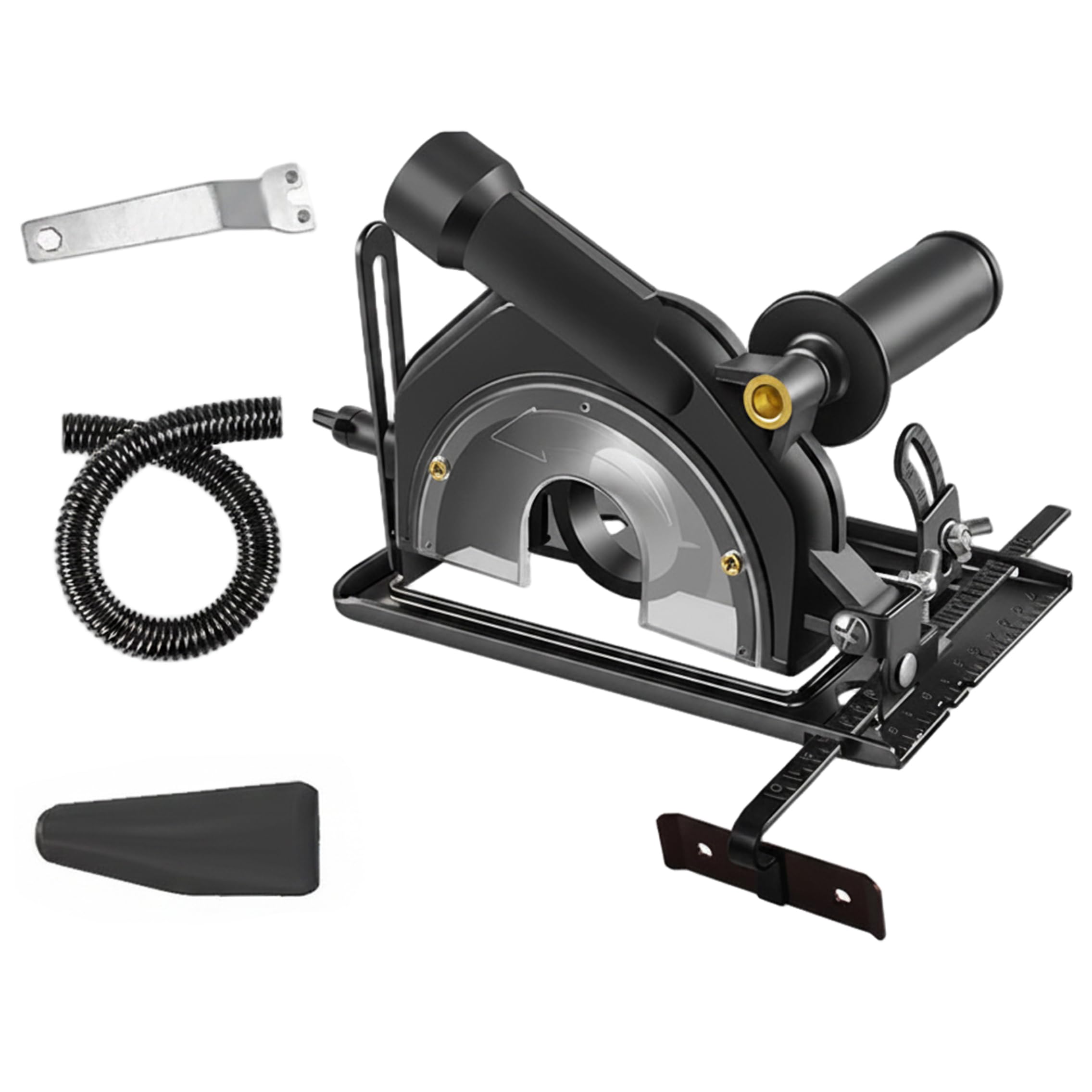 Soporte para amoladora angular de corte ajustable 0-45 grados con protector 7