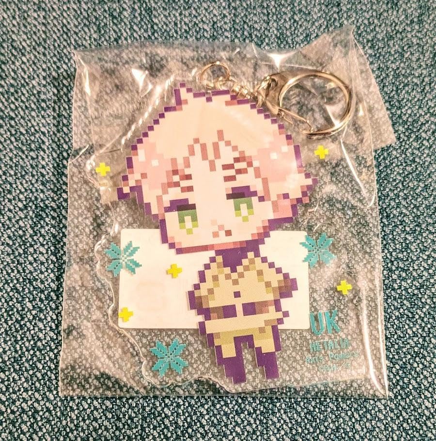 【新品未開封】ヘタリア イギリス でかアクリルキーホルダー ドット絵 ヘタリア☆イギリス／でかアクリルキーホルダー ドット 日丸屋