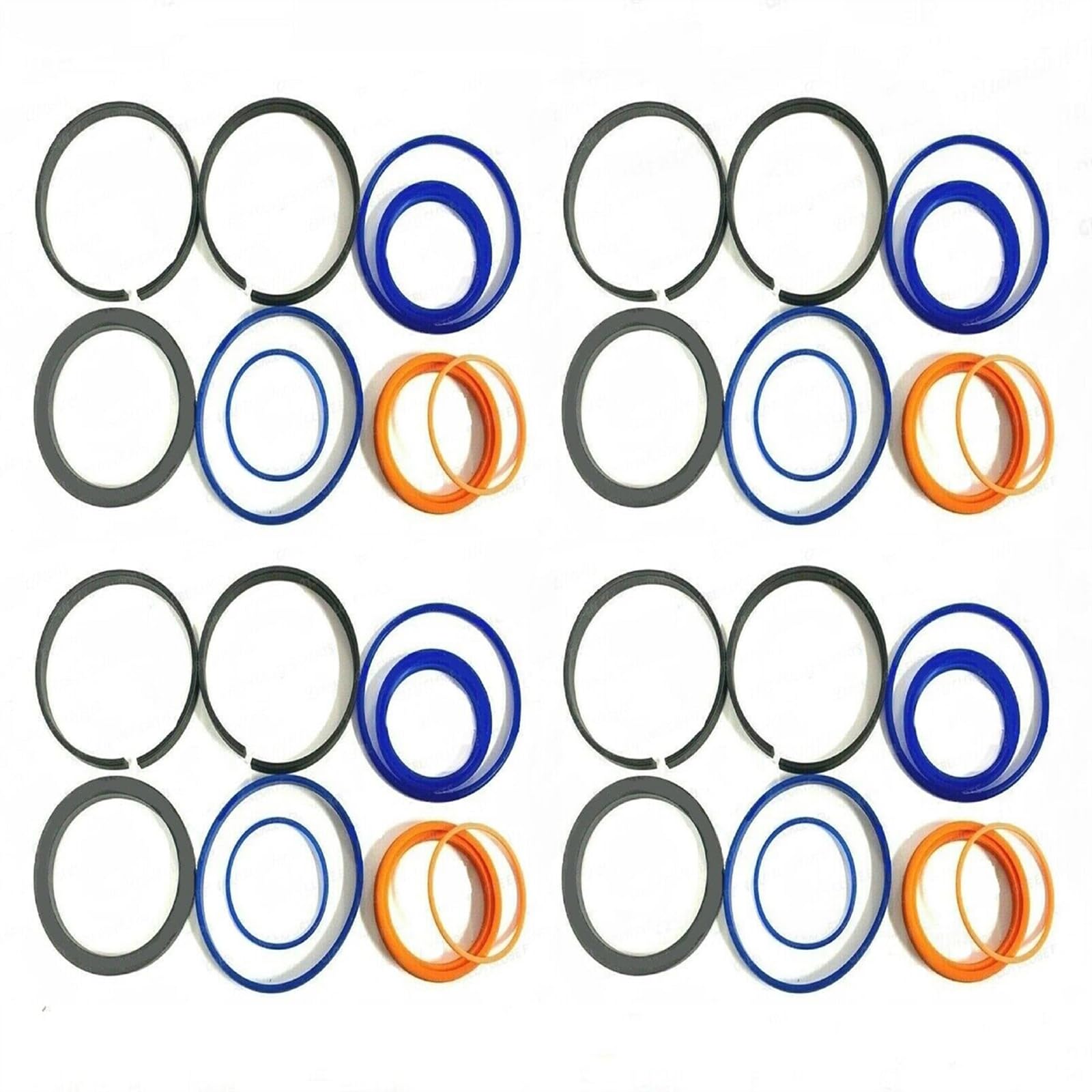 4 PCS Hydraulic Cylinder Seal Kit 991/20021 For Jcb Backhoe Loaders