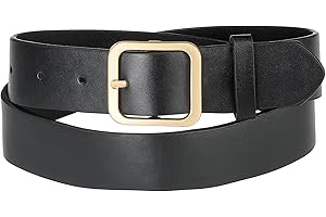 Women's Square Buckle Belt: Elevate Your Style with Grace and Sophistication