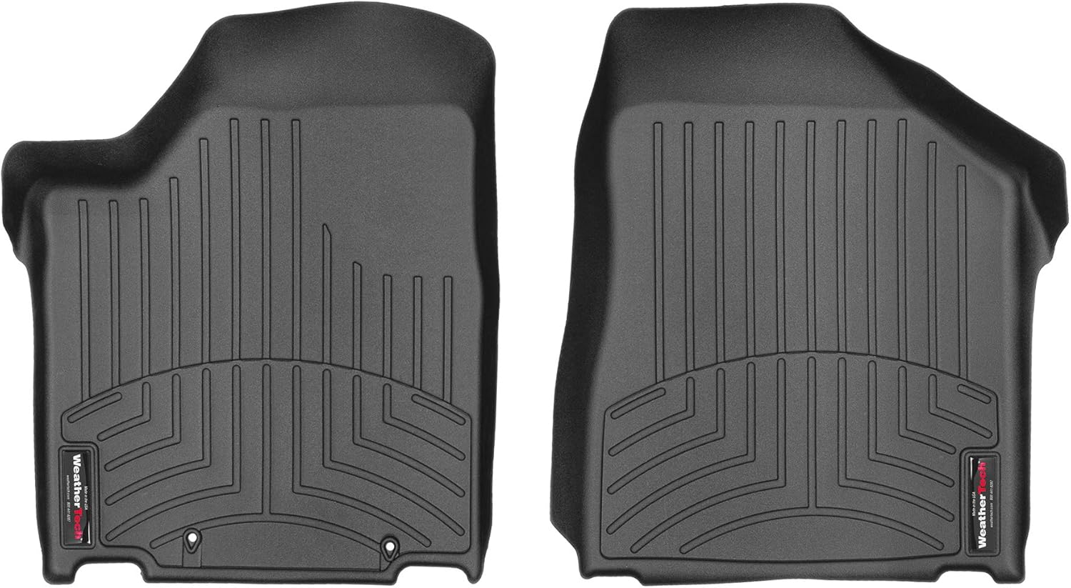 WeatherTech Custom Fit FloorLiners for Nissan Murano - 1st Row (440361), Black