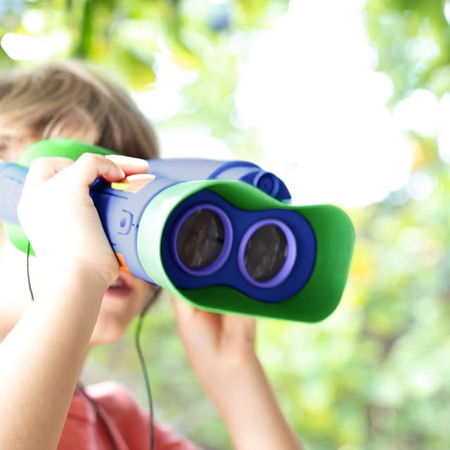 Learning Resources 5261 Kidnoculars Extreme-GeoSafari Jr,Blue