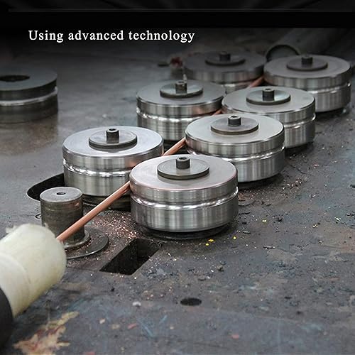 Miniatura 7 de tubo de cobre de alta pureza 19.6 pulgadas longitud utilizada en la producción de equipos conductores, térmicos (OD 15MM16MM), 5.945in (ODThick)