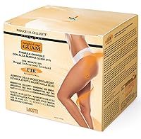 Vista 1 de GUAM Envoltura corporal infrarroja anticelulítica, envolturas corporales de algas calientes para celulitis, fórmula original con FIR, tratamiento