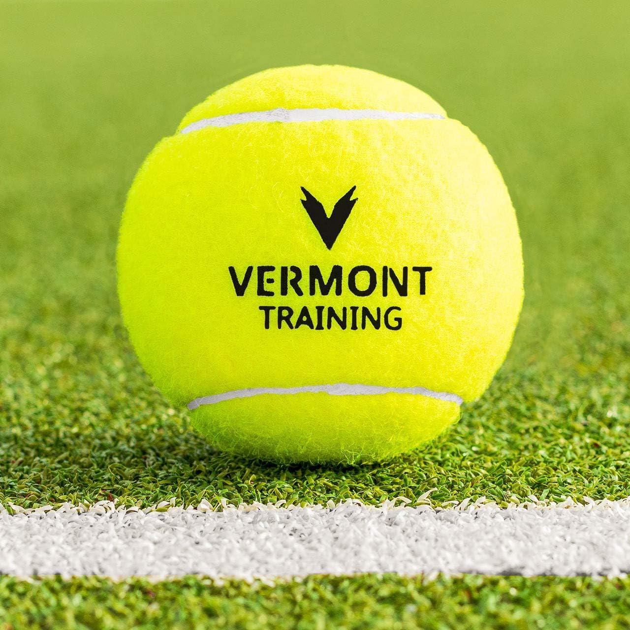 Vermont Balles d’Entraînement de Tennis – Seau de 60 | Noyau sans Pression, Durables | Adaptées à Toutes Surfaces | Idéal Clubs, Écoles et Entraîneurs