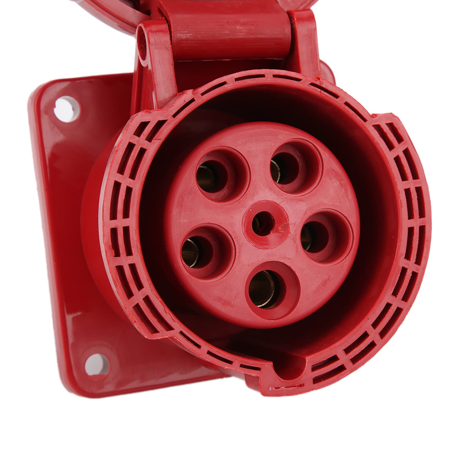 Connecteur Industriel 5 Broches, Prise Droite 380-415V 63A pour L'agriculture, 3P+N+E, Triphasé à Cinq Noyaux, Extérieur étanche IP67