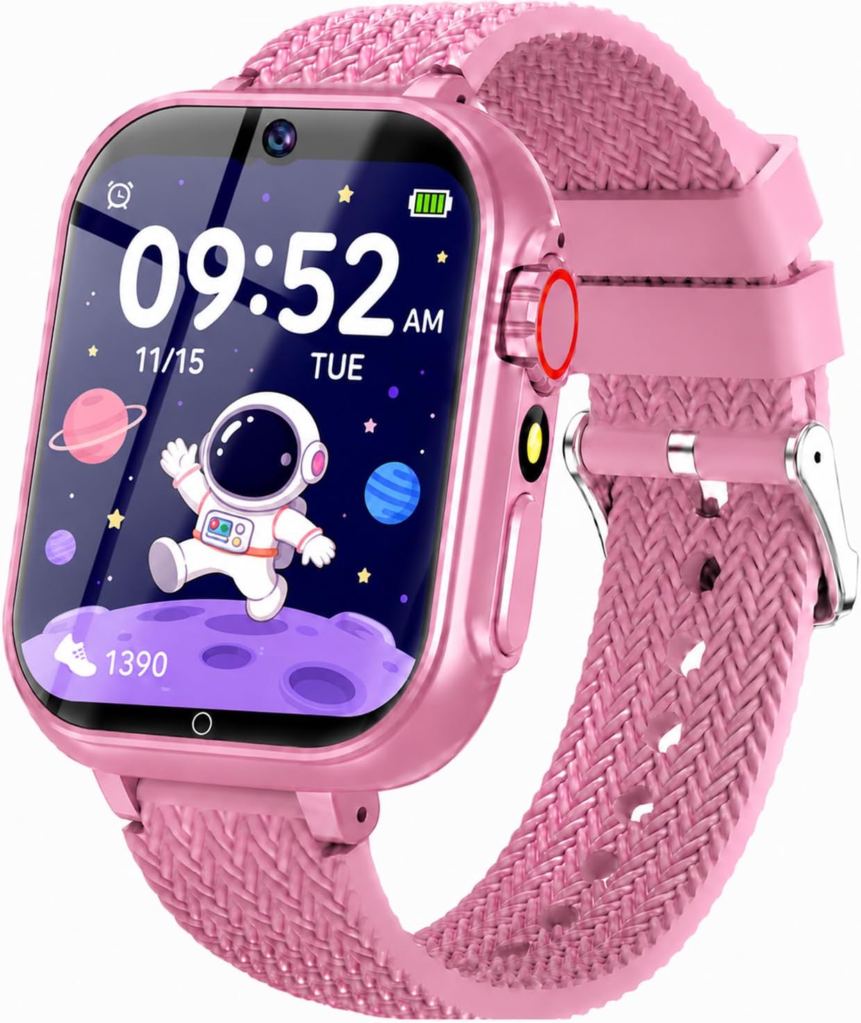 wepfum Kids Smart Watch Gift for Girls Age 5-12, 39 Games Touch Screen Watch with Camera, Video Recorder, Music Player, Pedometer, Habit Tracker, Birthday Gifts for Girls Ages 6 7 8 9 10