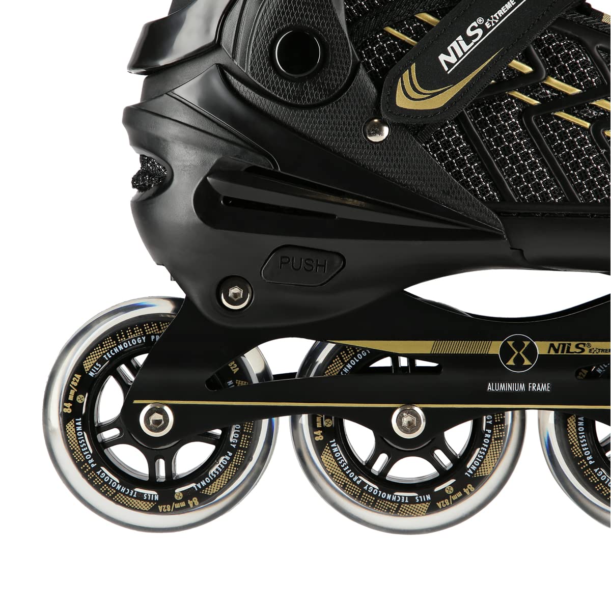Nils Rollers en ligne ABEC7 - Pour homme et femme - Taille réglable