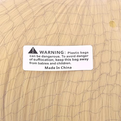 Miniatura 5 de MapofBeauty - Peluca larga de 65 cm de pelo lacio para fiestas disfraces de anime para niñas Anaranjado Amarillo