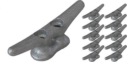 Tacos de muelle de 4 pulgadas de 4 pulgadas  (2, 5, 10 unidades)  Tacos de hierro fundido galvanizado por inmersión en caliente, tacos de cuerda, disponible en Yaxa Guatemala