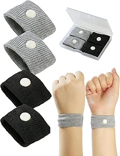 Sponsored Ad – Travel Sickness Bands,2 Pairs Motion Sickness Wristbands for Kids and Adults-Motion Sickness Bands-Anti Nausea Wristbands-Nausea Bands for Morning Car Travel Sea Sickness