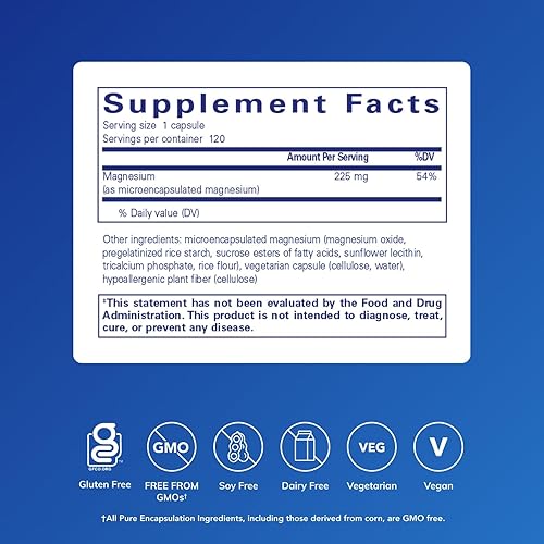 Miniatura 2 de Pure Encapsulations UltraMag Magnesium | Suplemento para apoyar el metabolismo de nutrientes, la producción de energía, los huesos, la relajación