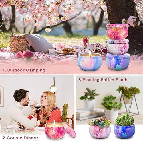 Miniatura 4 de Velas de aromaterapia para 9 unidades, velas aromáticas en frasco, regalos para mujeres, juego de velas perfumadas para el hogar, para San Valentín,