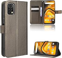 Vista 70 de Case for Honor X7a - Funda de piel sintética con tapa para Honor X7a RKY-LX2, color marrón