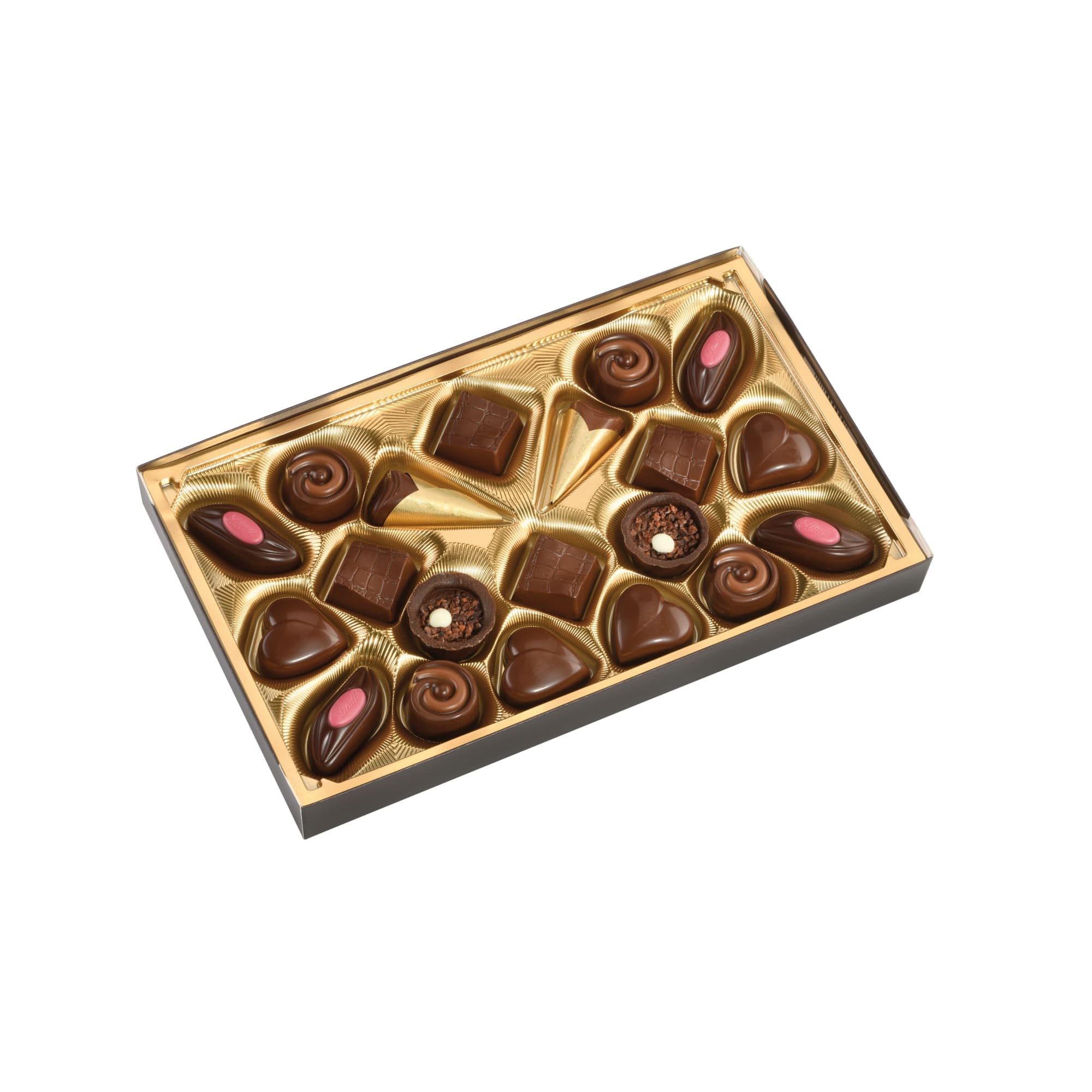 Lindt Schokolade - Pralinen Für Kenner Noirs | 200 g | Pralinés-Schachtel mit 20 Pralinen aus exquisiter dunkler Schokolade in 6 köstlichen Sorten | Pralinengeschenk | Schokoladengeschenk