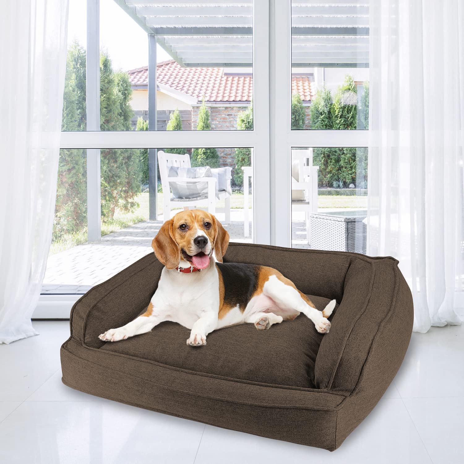 Arlee Orbit Orthopedic Memory Foam Dog Bed - Premium