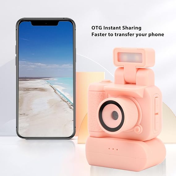 Small DV Camera, 1080P HD Thumb Camera with 1.44in Color Screen, Video Recorder with 480mAh Battery for Vlogging, Graduation Gifts