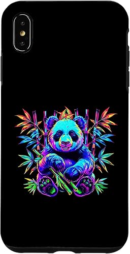Miniatura 11 de iPhone 16 Streetwear synthwave 80s 90s retro cute boys panda bamboo Case