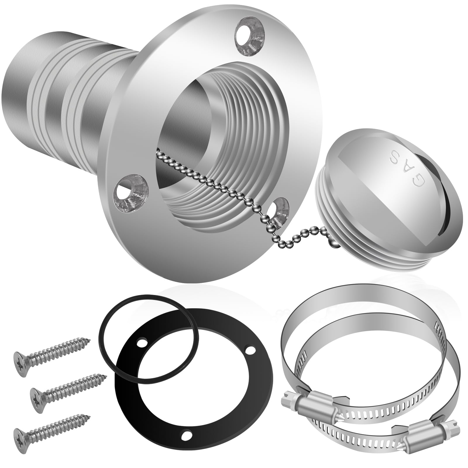 316 Stainless Steel Boat Hardware 316 Stainless Steel Bimini Top Eye End  Caps - Marine Grade Boat Fittings For 7/8\, image size:1600x1600