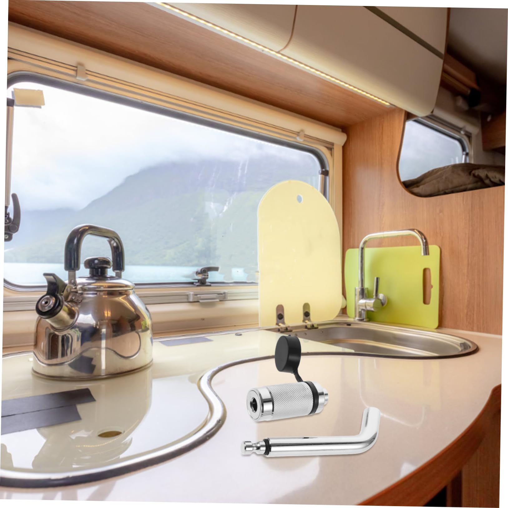 Happyyami Enganche Antirrobo para Remolque y Autocaravana Bloqueo de Alta Resistencia Compatible con Vehículos Todoterreno Seguridad Robusta