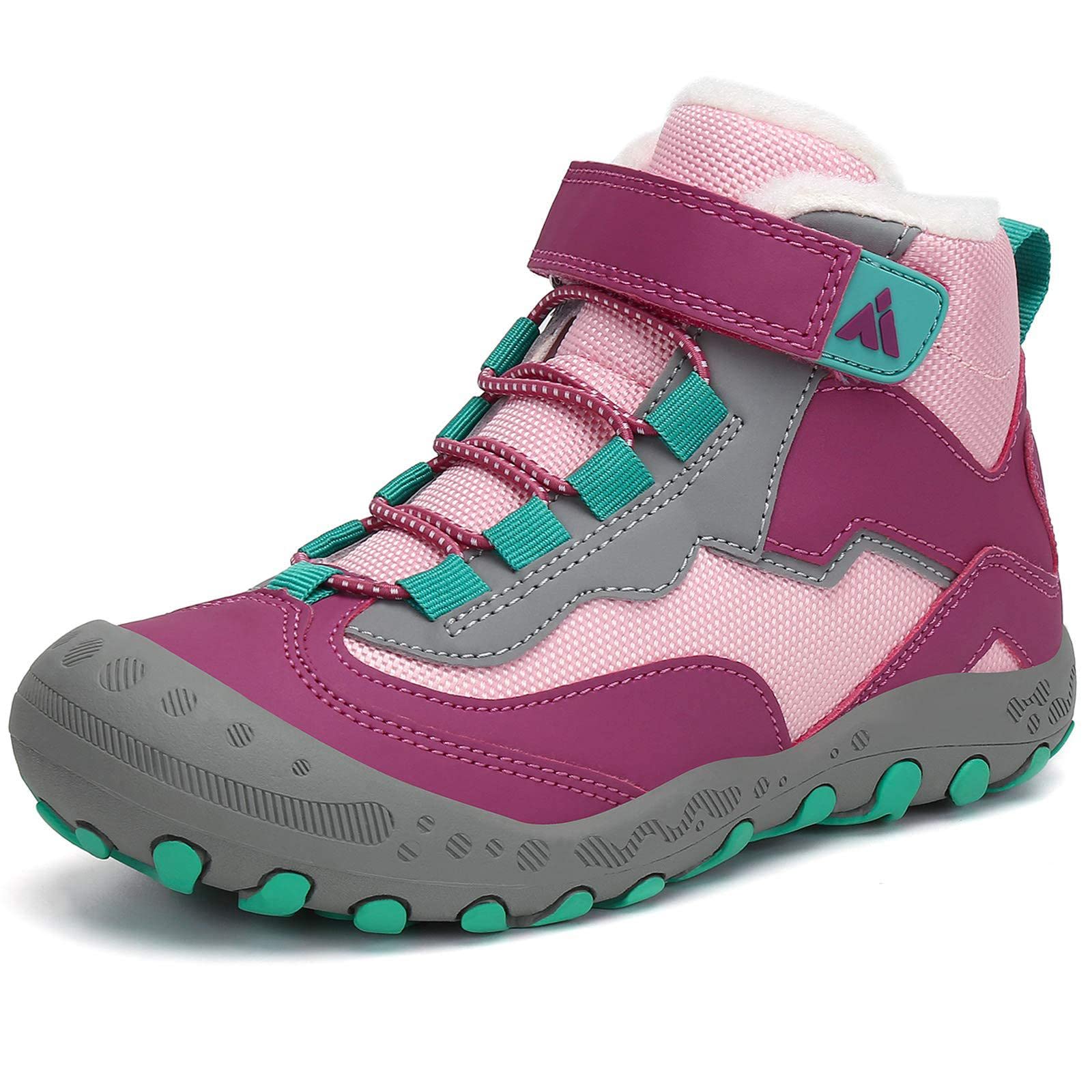 Mishansha Botas de Invierno Niños Calientes Antideslizante Niña Botines de Nieve Gr.24-38 EU