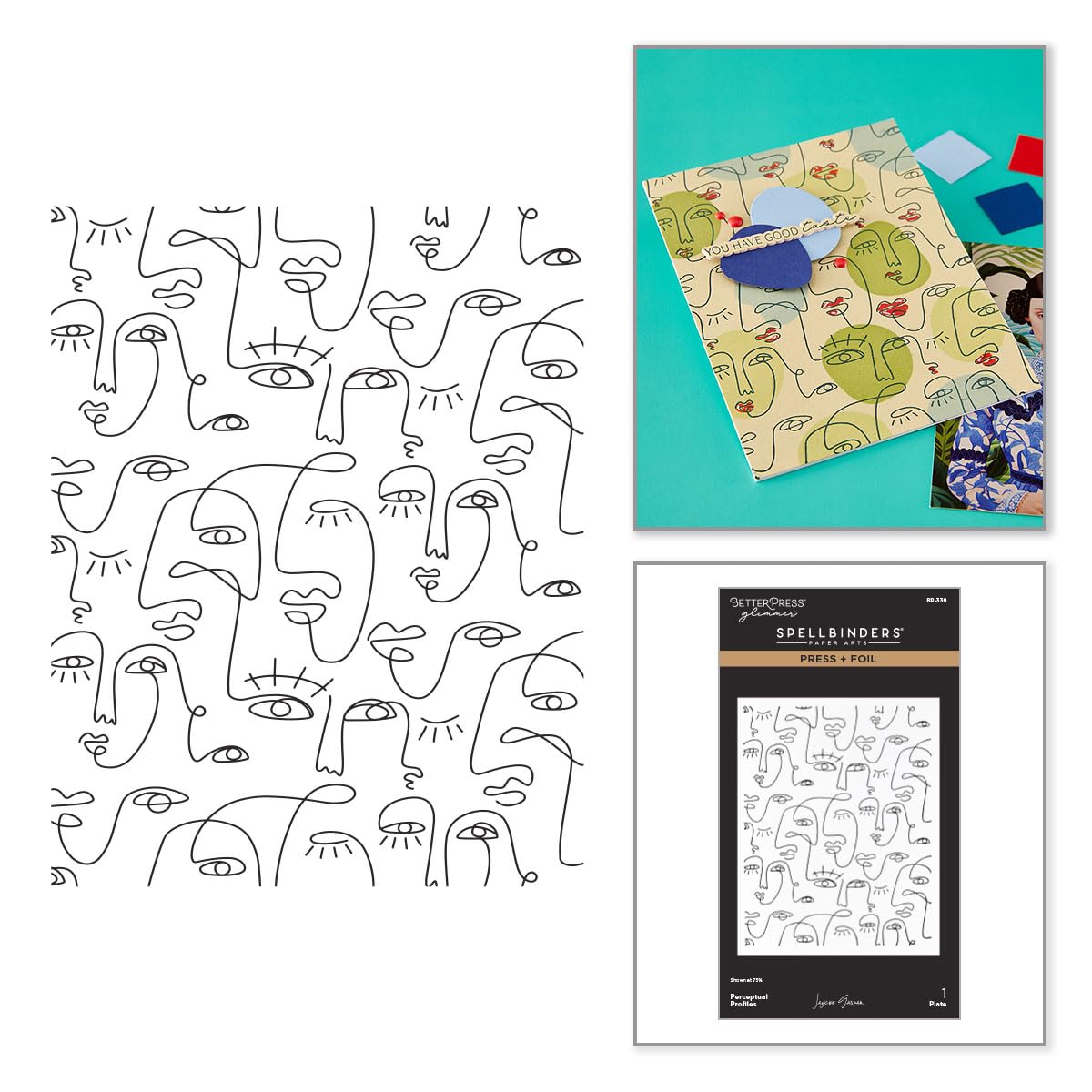 Perceptual Profiles Press + Foil Plate by Jaycee Gaspar