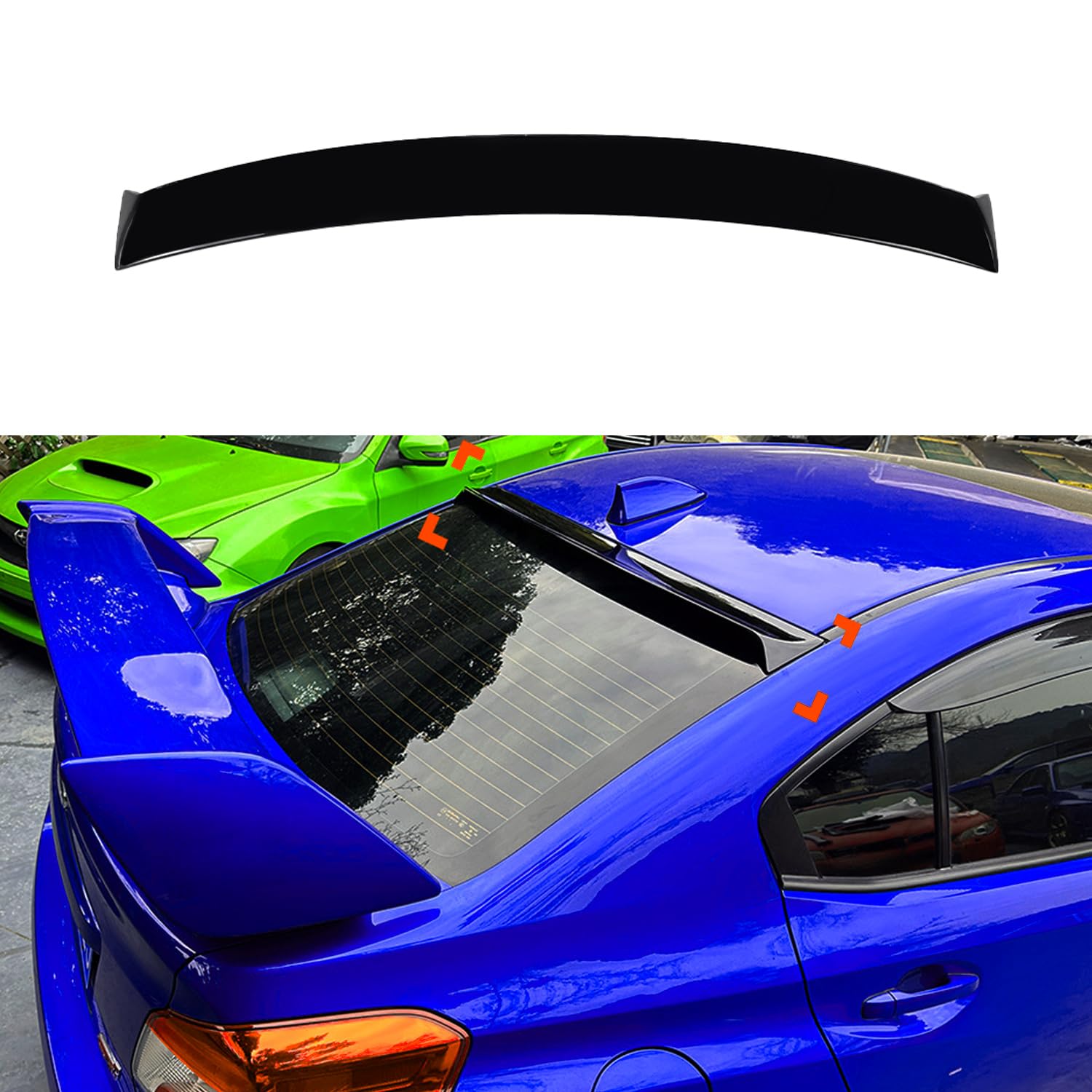 ブラックフライデー！スバル　リアスポイラー　ＳＴＩ ブラックフライデー！スバル リアスポイラー STI