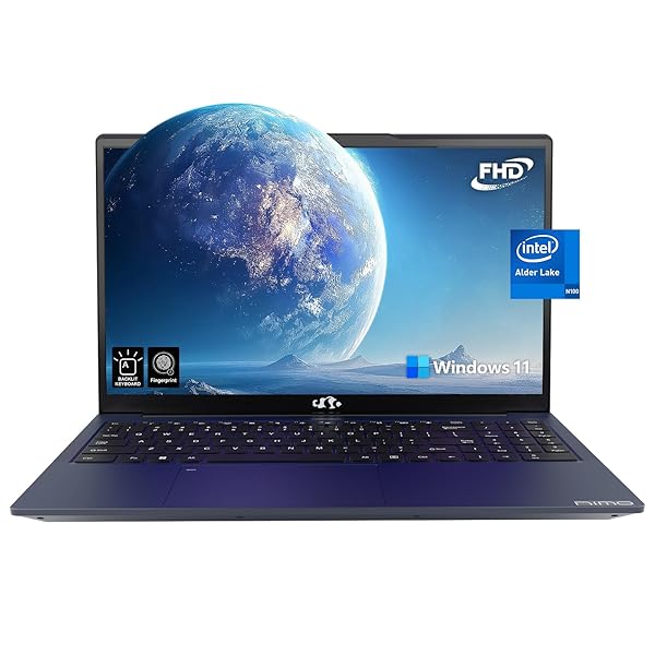 15.6" IPS FHD-Laptop, 16GB RAM 1TB SSD Intel 12 Gen 4 Core N100 (Beat to i3 1115G4 Up to 3.4GHz) Computer, Laptops with Backlit Keyboard Fingerprint laptops for Student and Home WiFi 6 BT 5.2