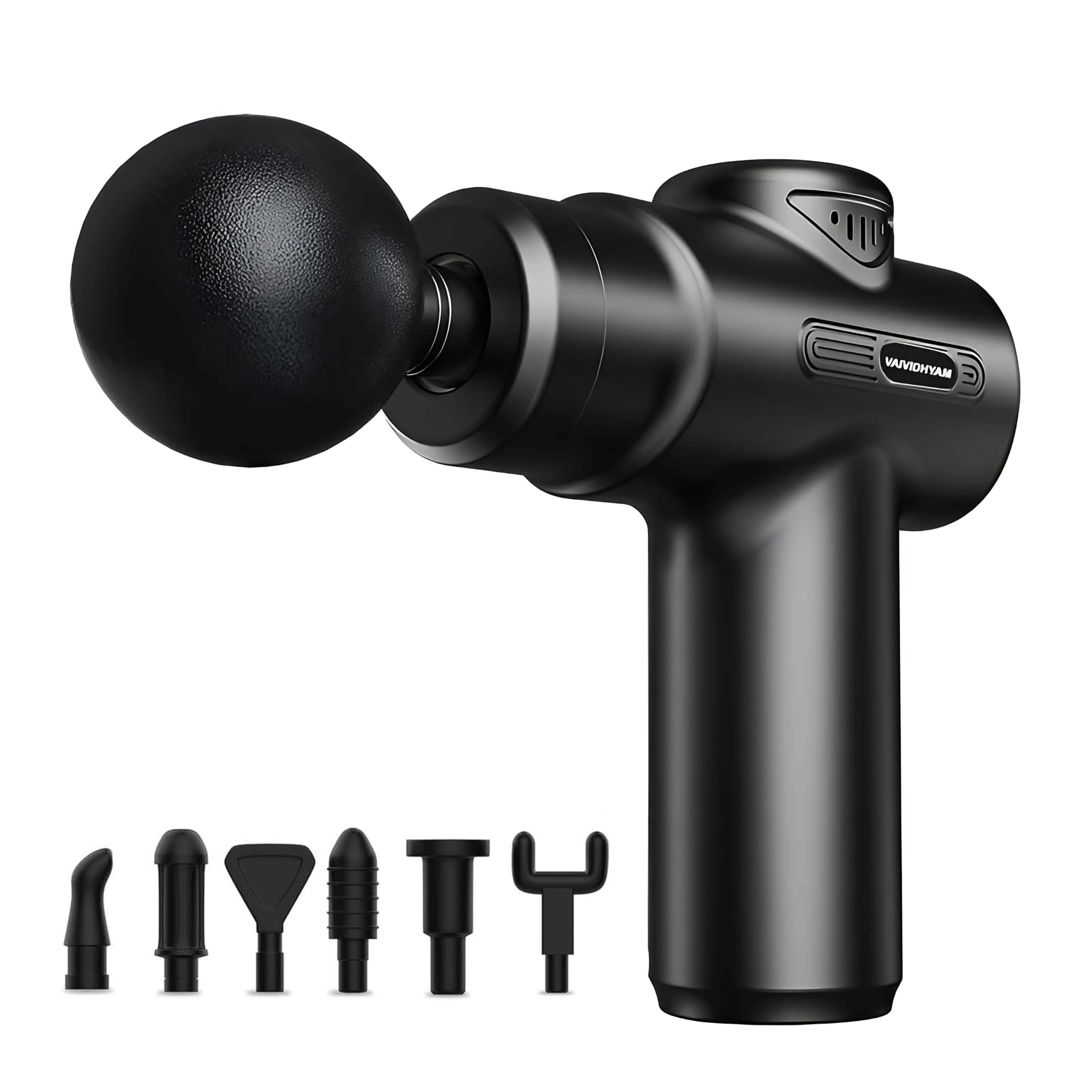 VAIVIDHYAM Massager Machine for Pain Relief Electric Handheld Full Body Massager with 3 Massage Heads, Mesh Cover, Variable Speed Settings for Pain Relief and Relaxation, Back, Arms, Leg & Foot, Black (B0D9GP7PB9) Amazon Price History, Amazon Price Tracker